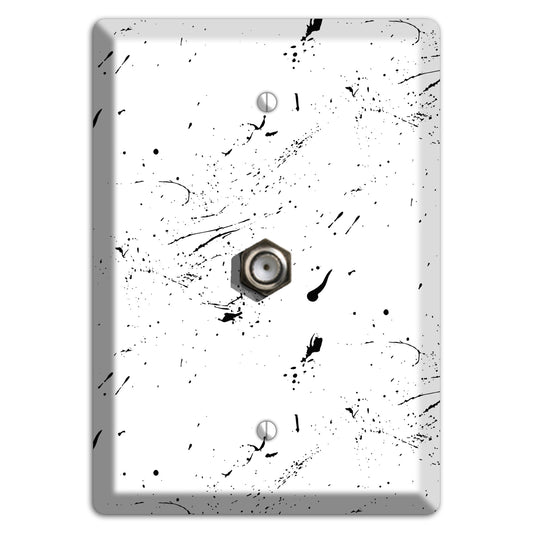 Ink Splash 1 Cable Wallplate