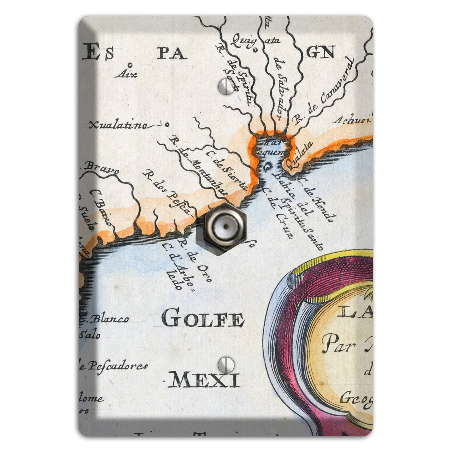 Gulf of Mexico Cable Wallplate