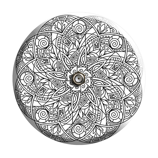 Spiral Mandala E Cable Wallplate