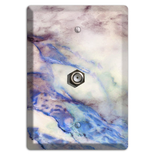 Havelock Blue Marble Cable Wallplate