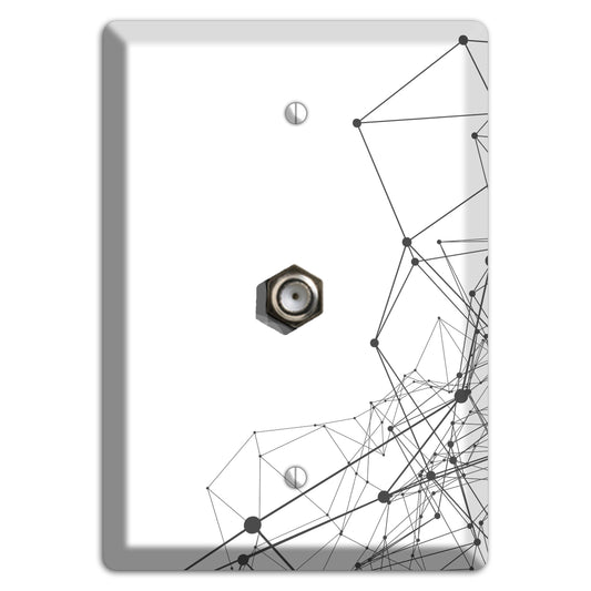 Linear C Cable Wallplate