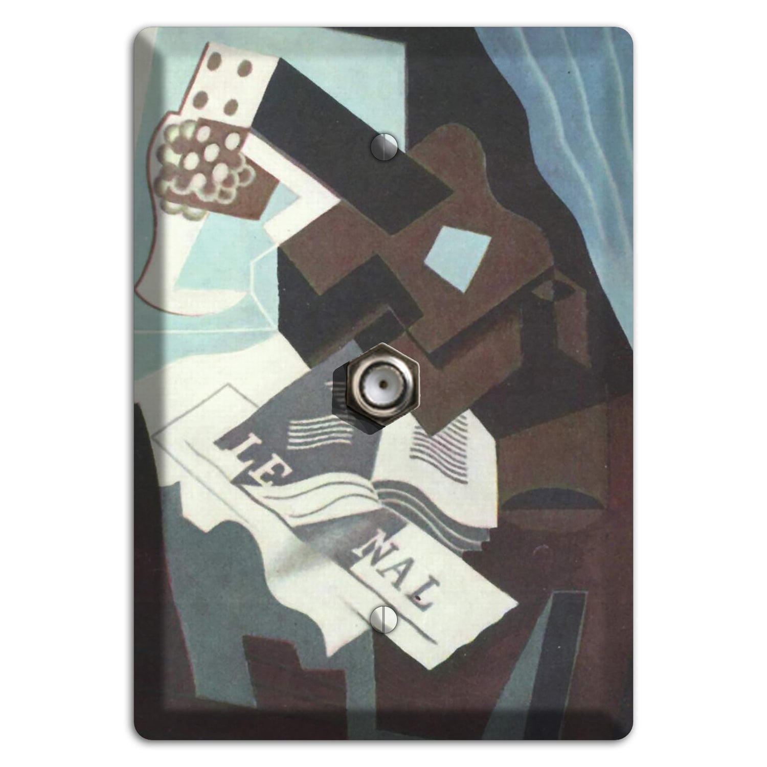 Juan Gris 6 Cable Wallplate