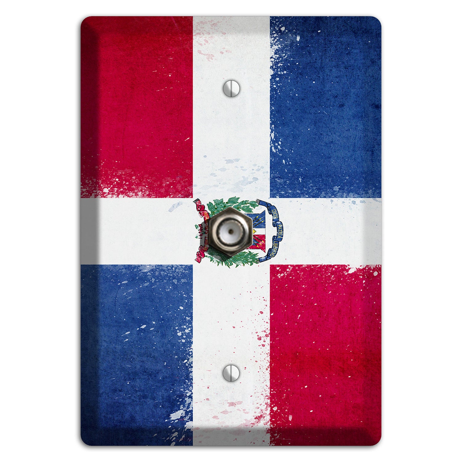 Dominican Republic Cover Plates Cable Wallplate