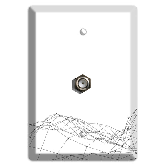 Linear H Cable Wallplate