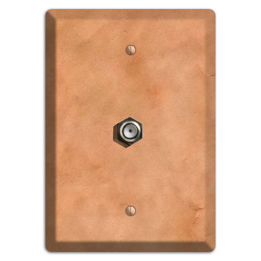 Aged Paper 11 Cable Wallplate