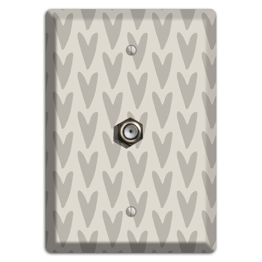 Simple Scandanavian Style I Cable Wallplate