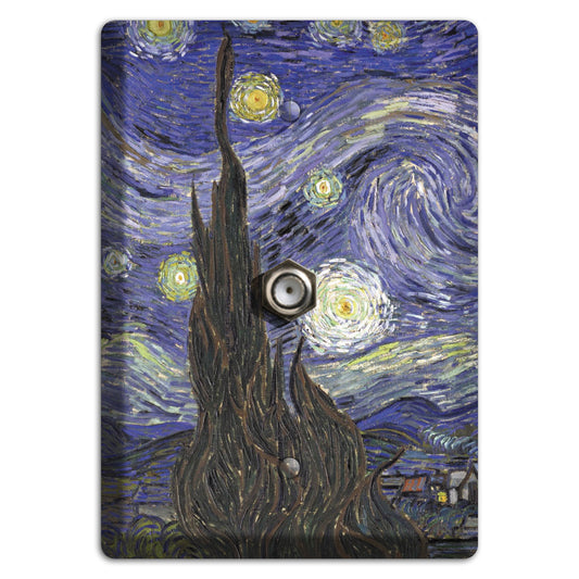 Vincent Van Gogh 4 Cable Wallplate