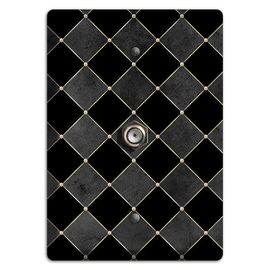 Edgar Allen Poe Diamond Cable Wallplate