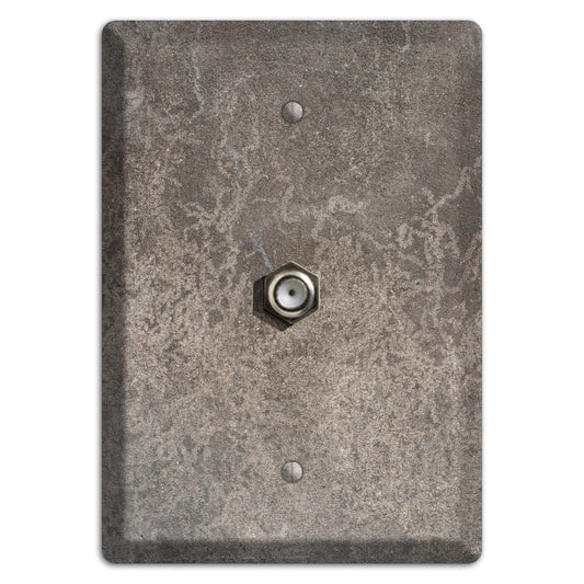 Old Concrete 1 Cable Wallplate