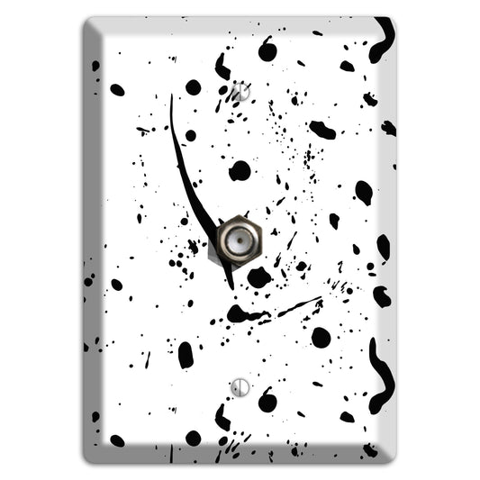 Ink Splash 2 Cable Wallplate