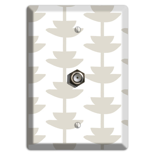 Simple Scandanavian Style P Cable Wallplate