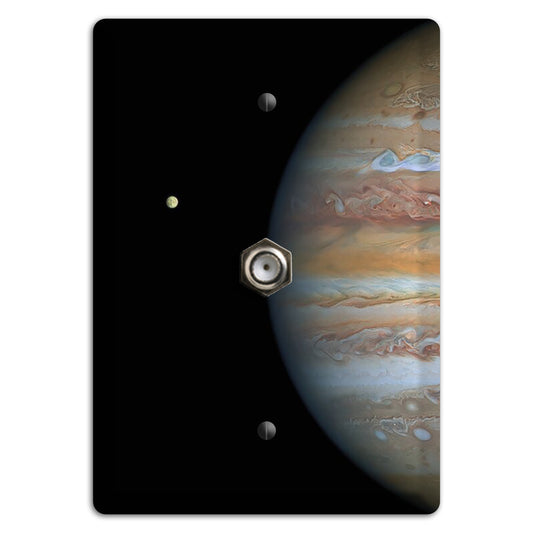 Hubble's View of Jupiter and Europa Cable Wallplate