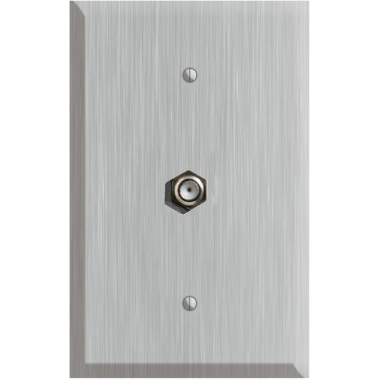 Oversized Discontinued Stainless Steel Cable Wallplate