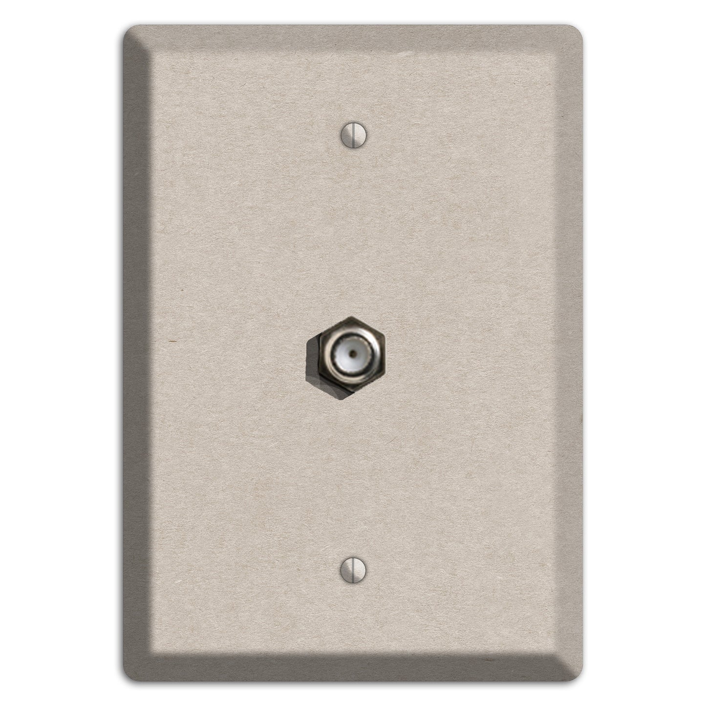 Bison Hide Kraft Cable Wallplate