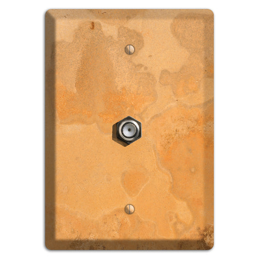 Tan Concrete Cable Wallplate