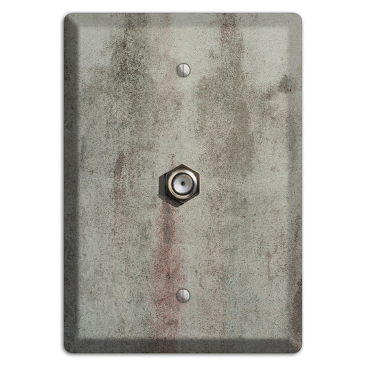 Old Concrete 15 Cable Wallplate