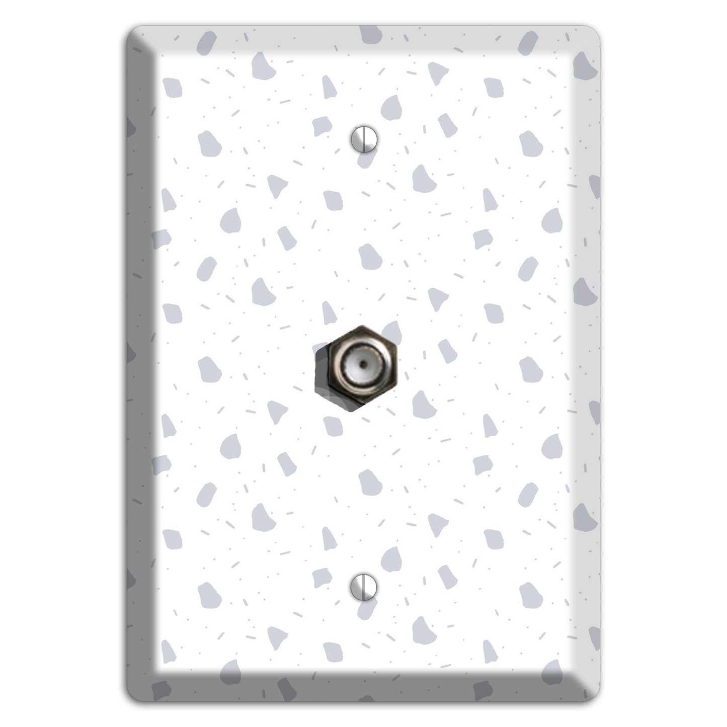 Abstract 9 Cable Wallplate