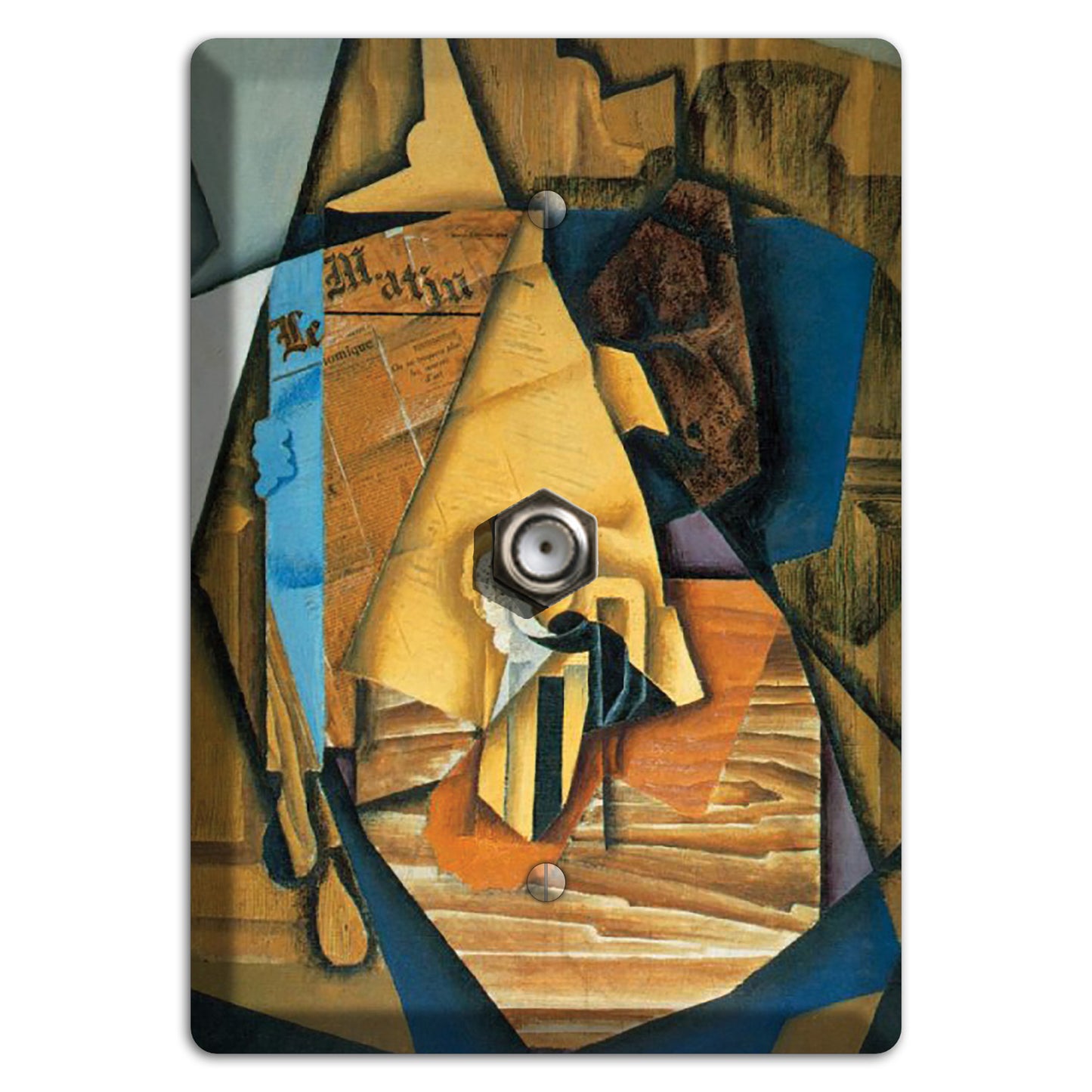 Juan Gris 1 Cable Wallplate