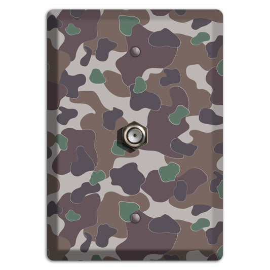 Dark Brown Camo Cable Wallplate