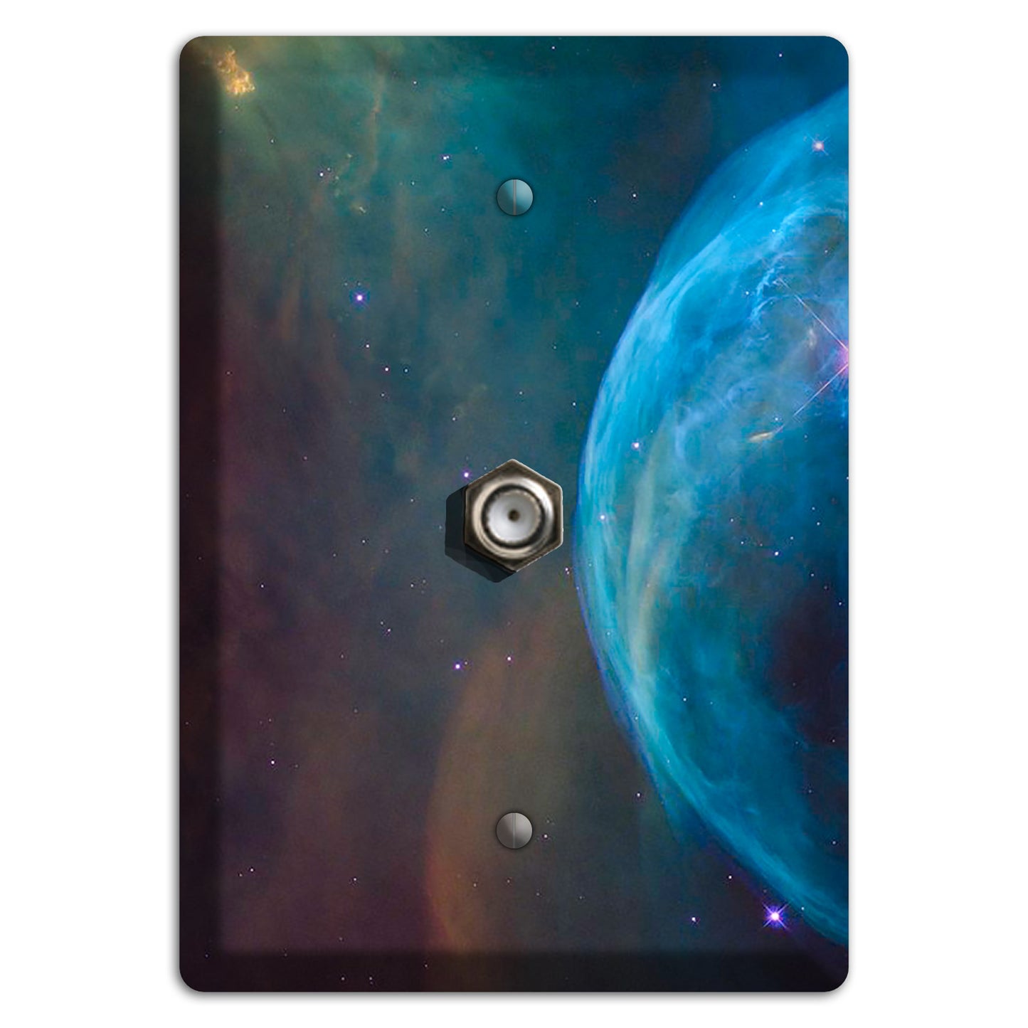 Bubble Nebula Cable Wallplate