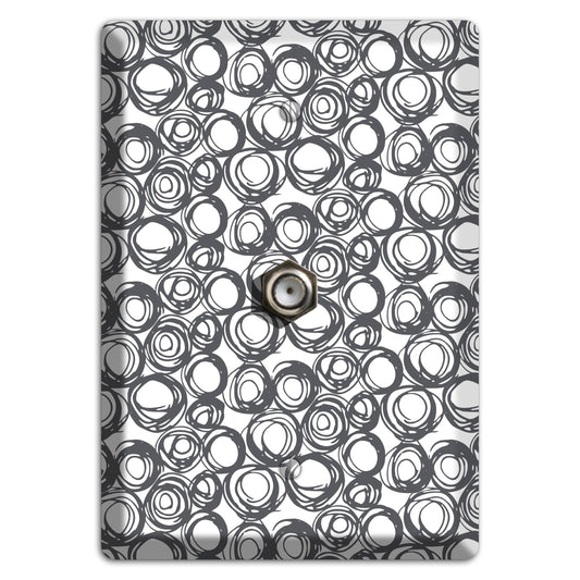 Abstract 24 Cable Wallplate