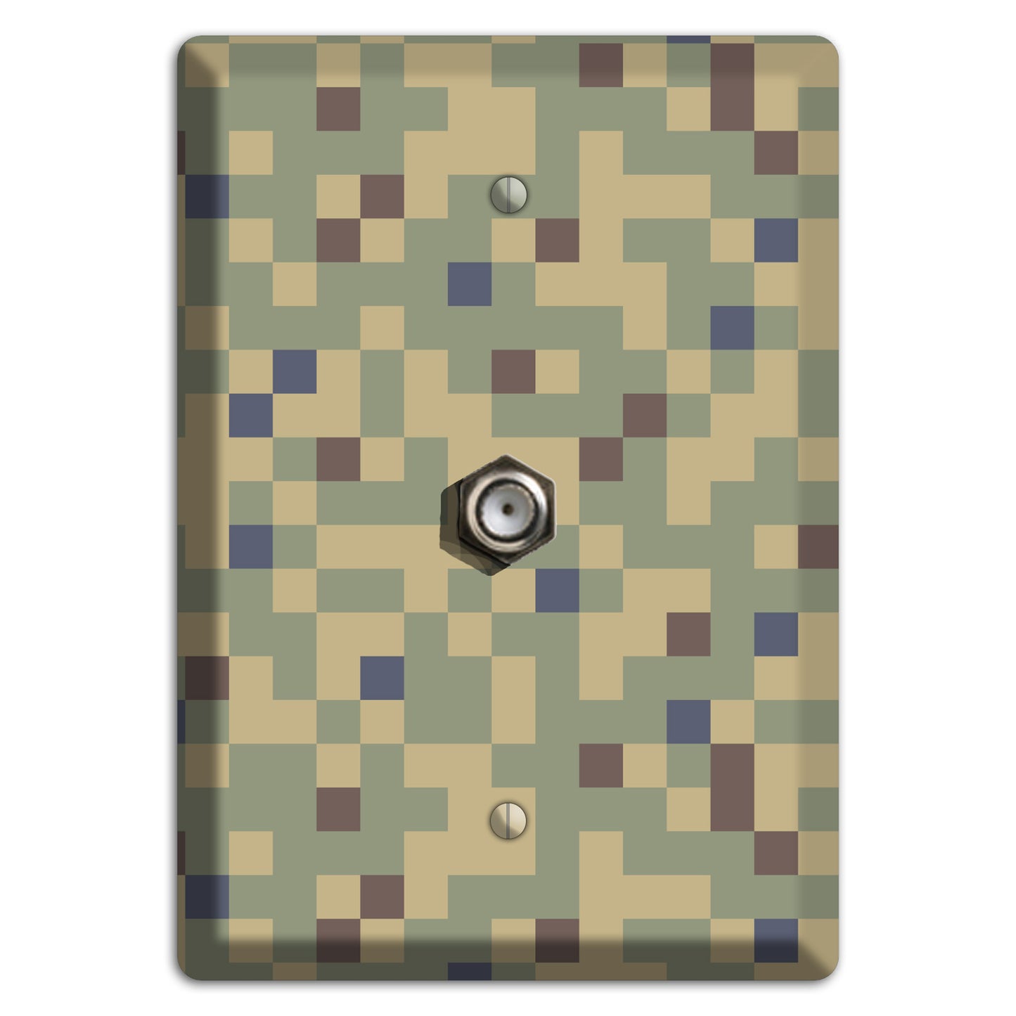 Dual Tex Camo Cable Wallplate