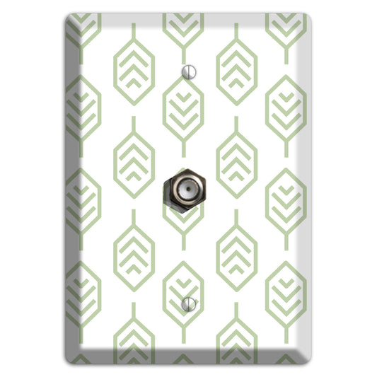 Leaves Style S Cable Wallplate