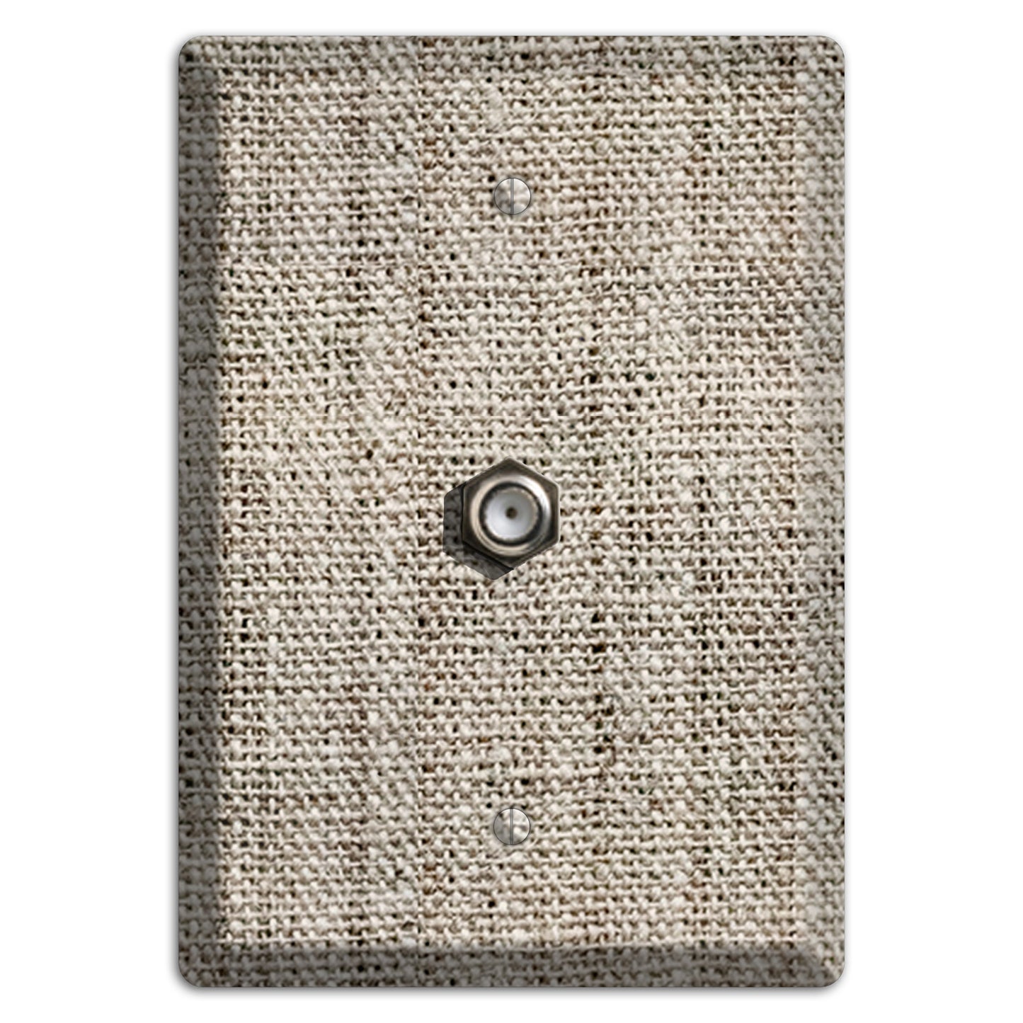 Niagara Burlap Cable Wallplate