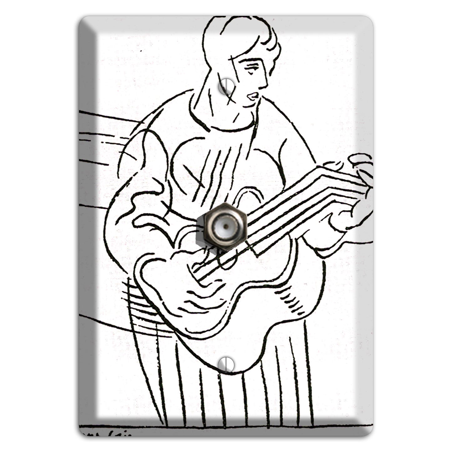 Vincent Van Gogh 9 Cable Wallplate