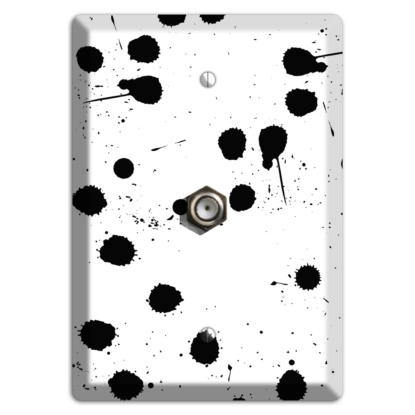 Ink Splash 9 Cable Wallplate