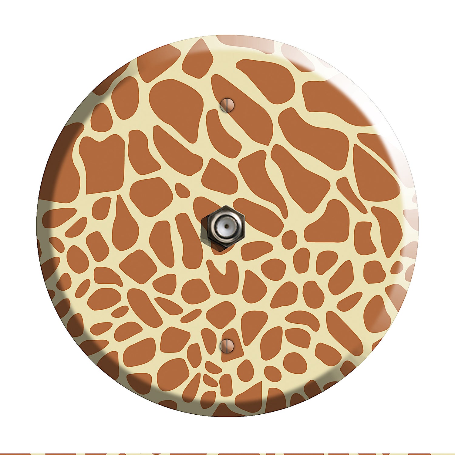 Giraffe A Cable Wallplate