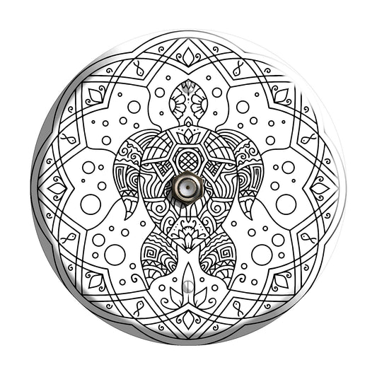 Turtle Mandala Cable Wallplate