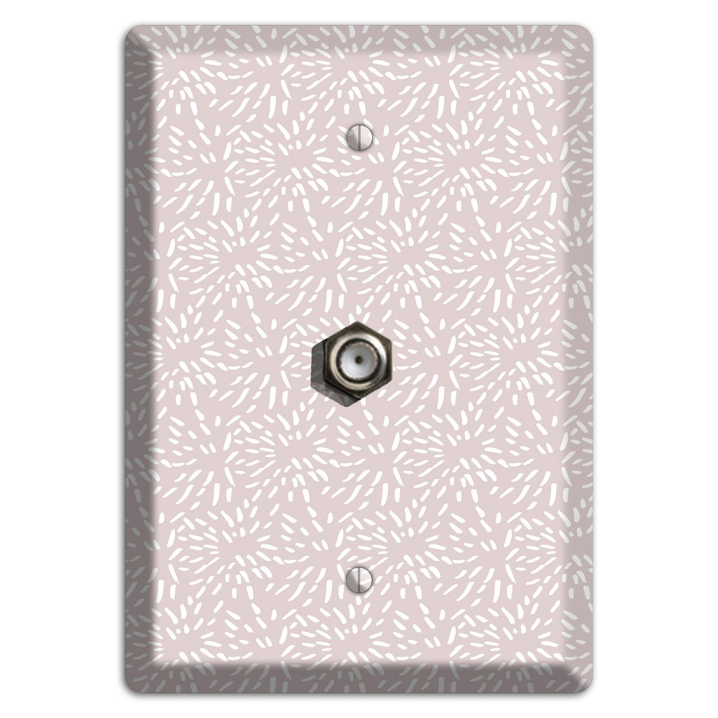 Abstract 8 Cable Wallplate