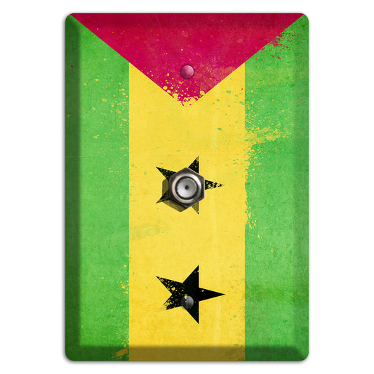 Sao Tome and principe Cover Plates Cable Wallplate