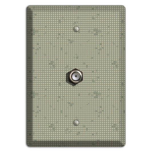 Night Desert Camo Cable Wallplate