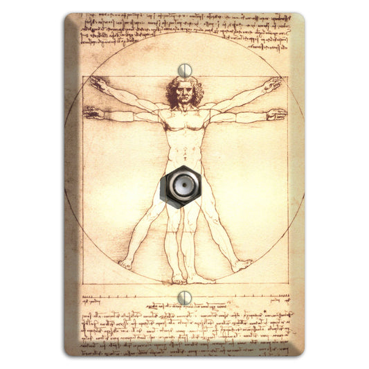 Da Vinci - Vitruvian Cable Wallplate