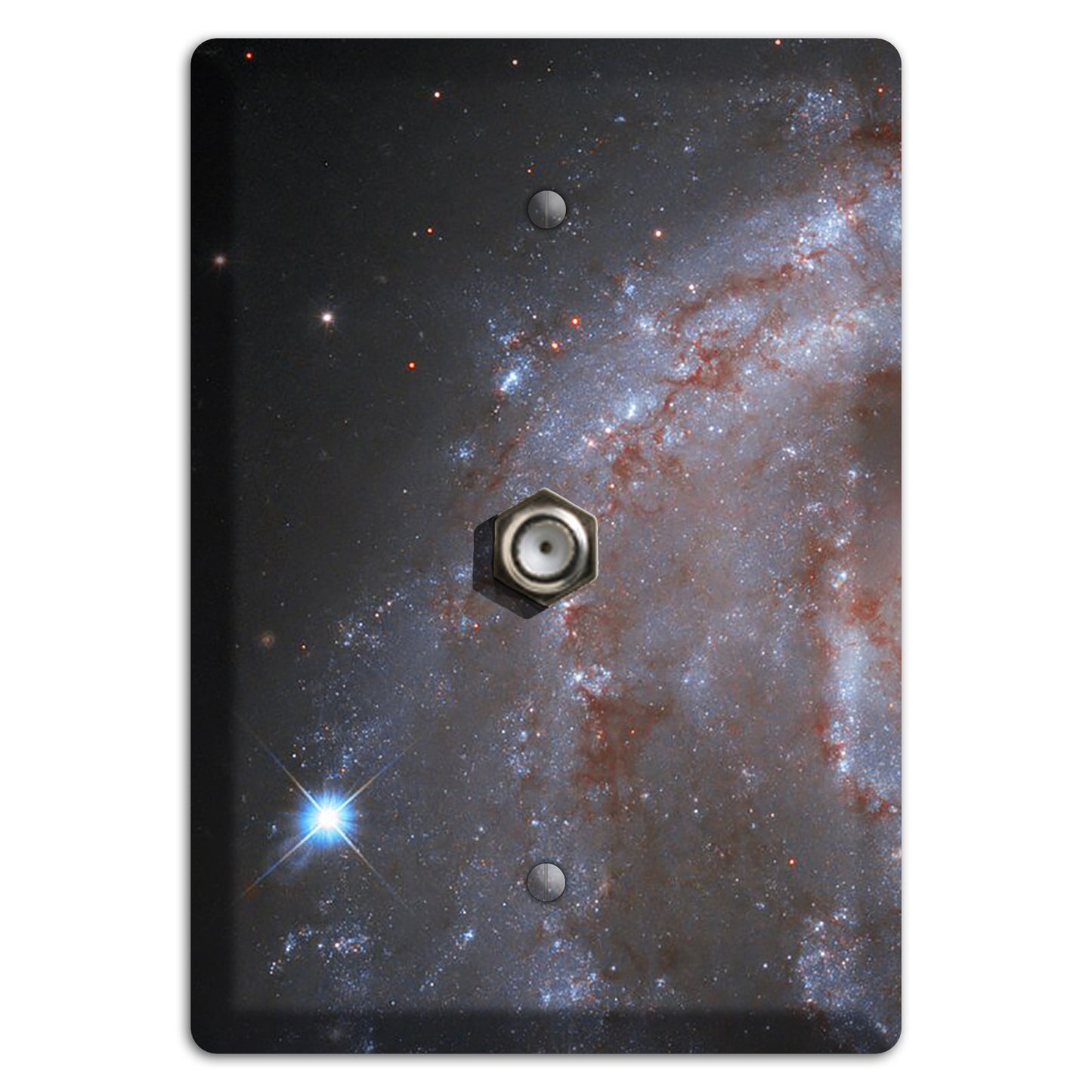 Galaxy NGC 2525 Cable Wallplate