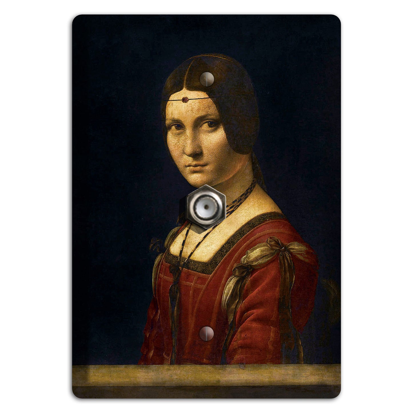 Da Vinci - La Belle Ferronierre Cable Wallplate