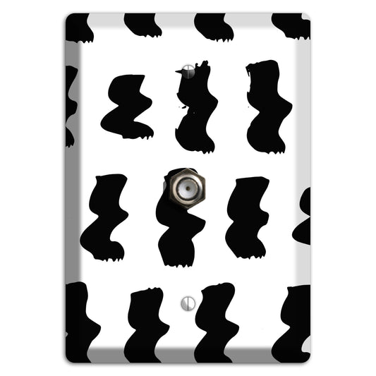 Ink Brushstrokes 5 Cable Wallplate