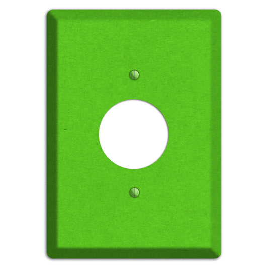 Kelly Green Kraft Single Receptacle Wallplate