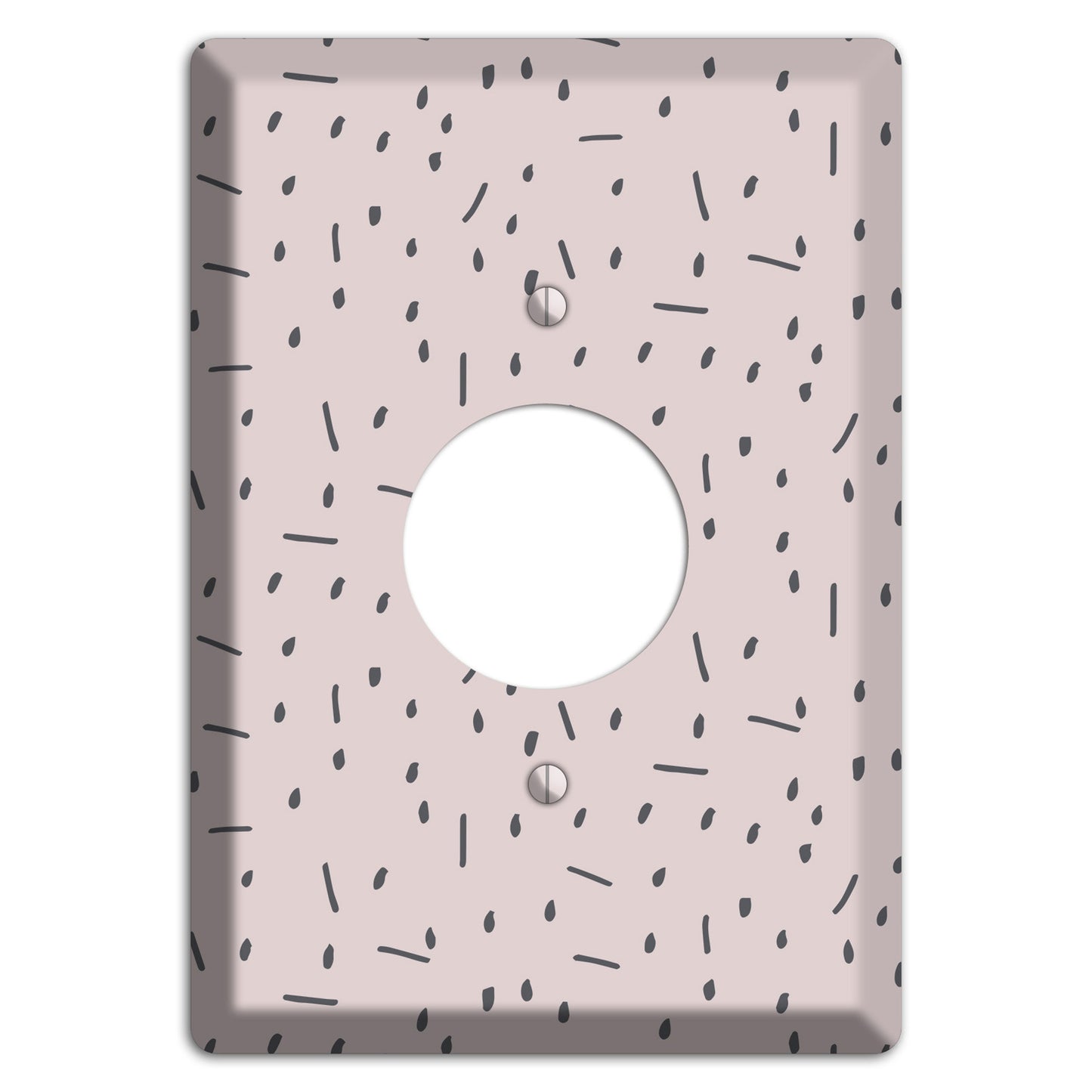 Abstract 18 Single Receptacle Wallplate