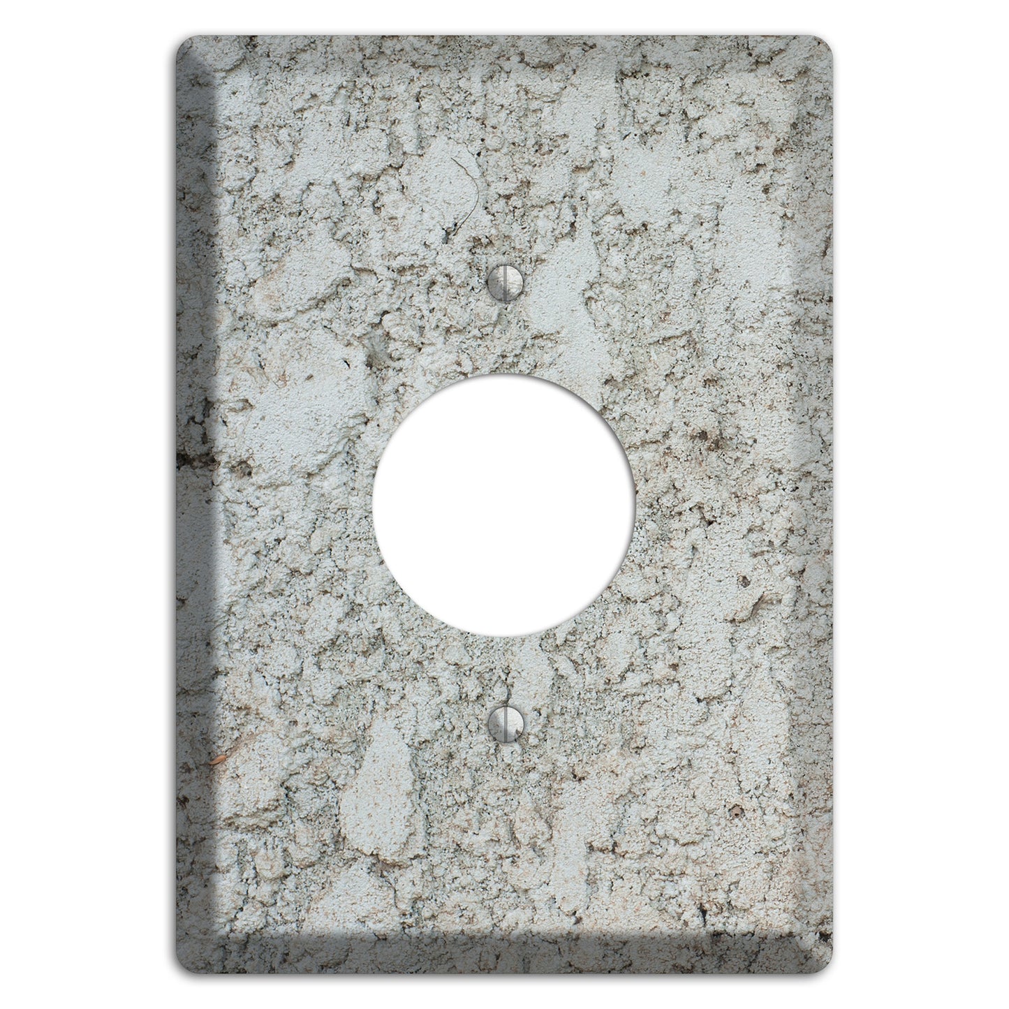 Plaster 6 Single Receptacle Wallplate