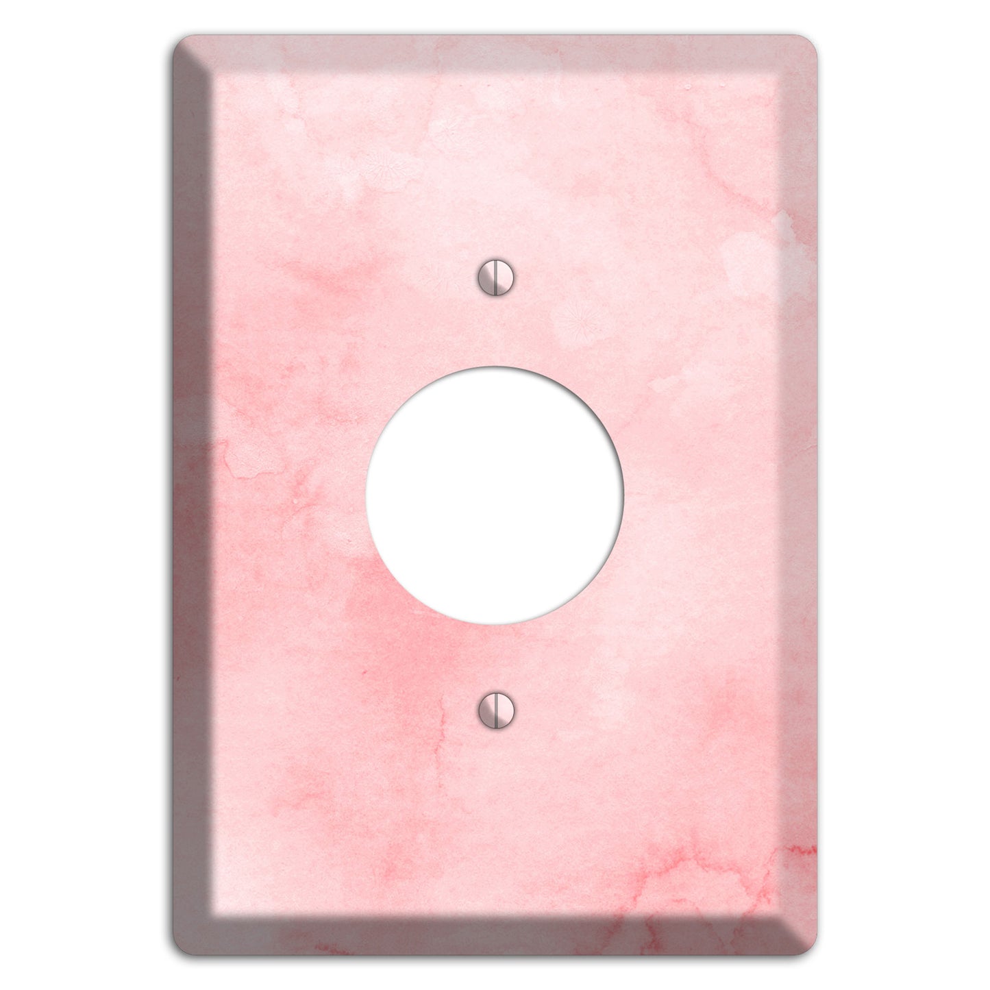 Mandys Pink Soft Coral Single Receptacle Wallplate