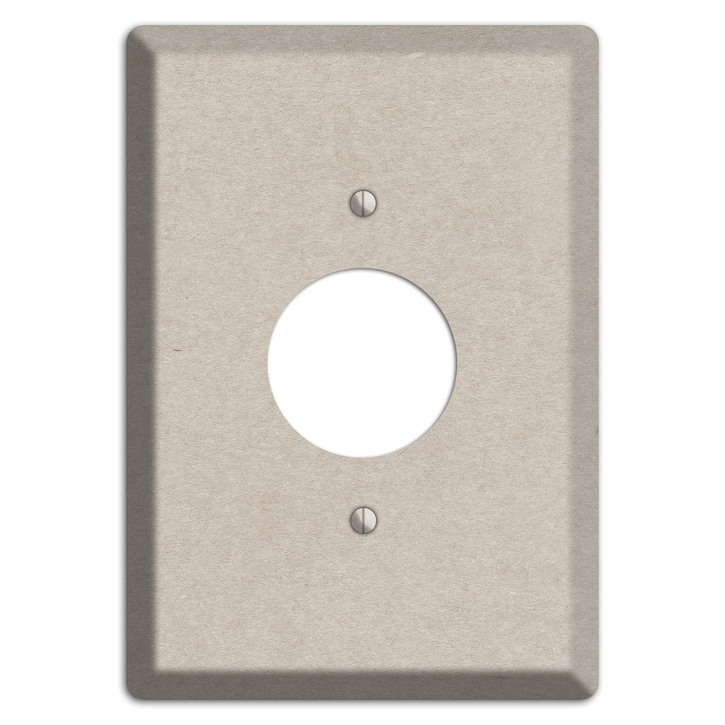 Bison Hide Kraft Single Receptacle Wallplate