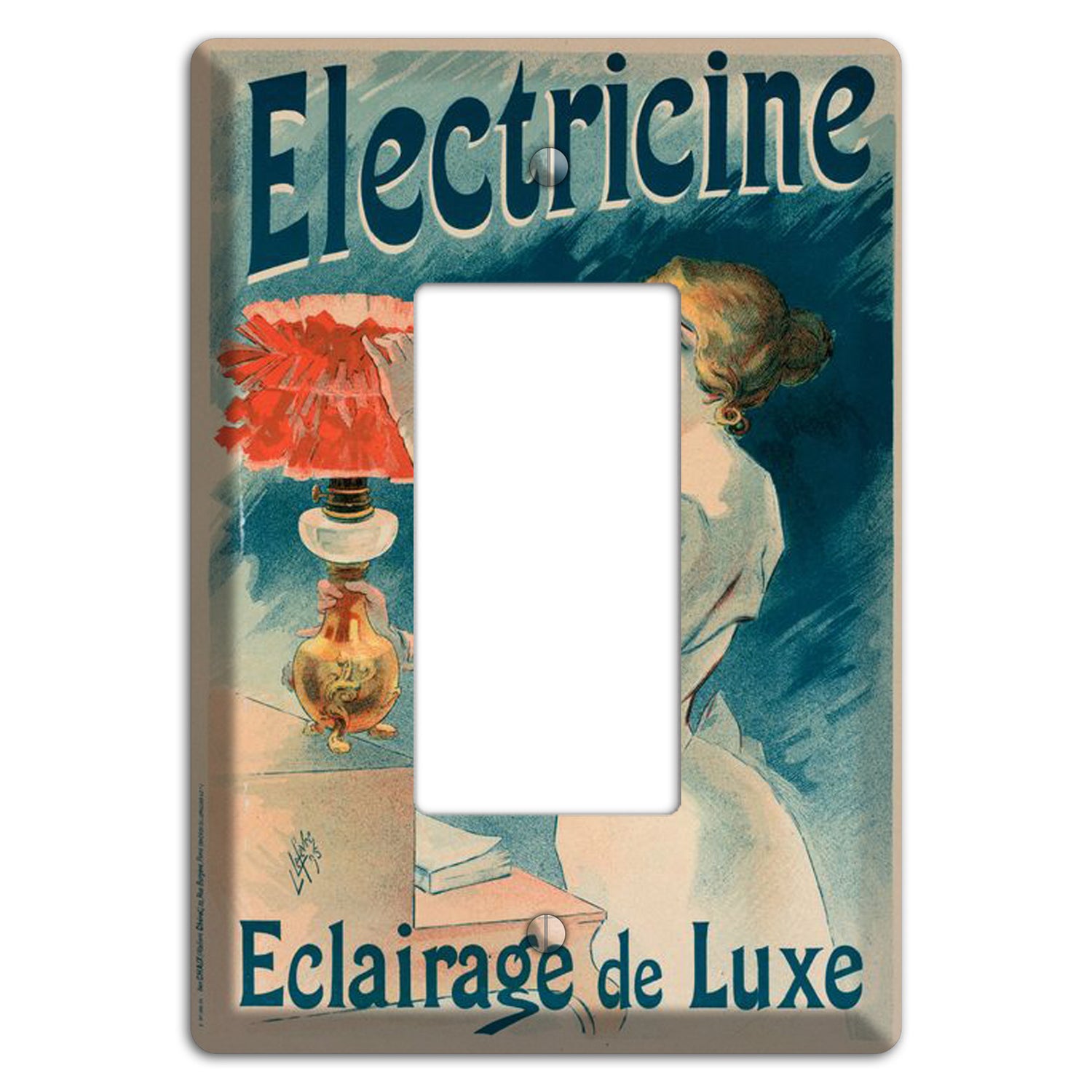 Electricine Vintage Poster Rocker Wallplate