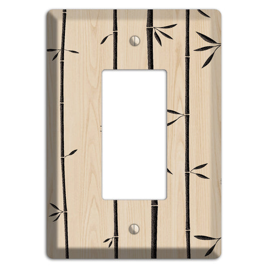 Bamboo Wood Lasered Rocker Wallplate