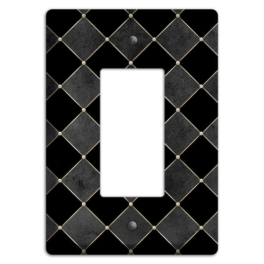 Edgar Allen Poe Diamond Rocker Wallplate