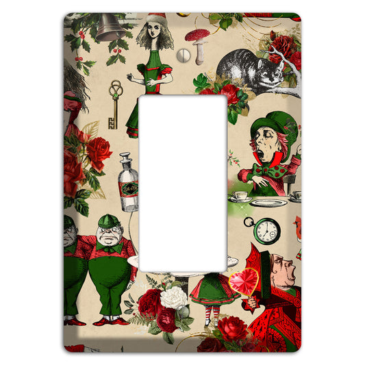 Holiday in Wonderland Characters Rocker Wallplate