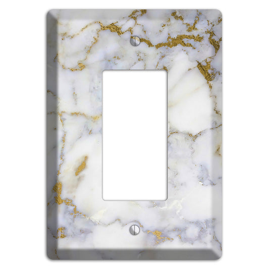 Metallic Bronze Marble Rocker Wallplate