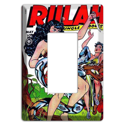 Rulah Vintage Comics Rocker Wallplate